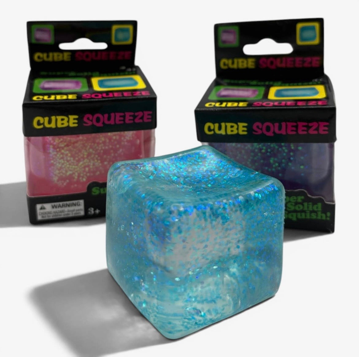Glitter Squishy Cube