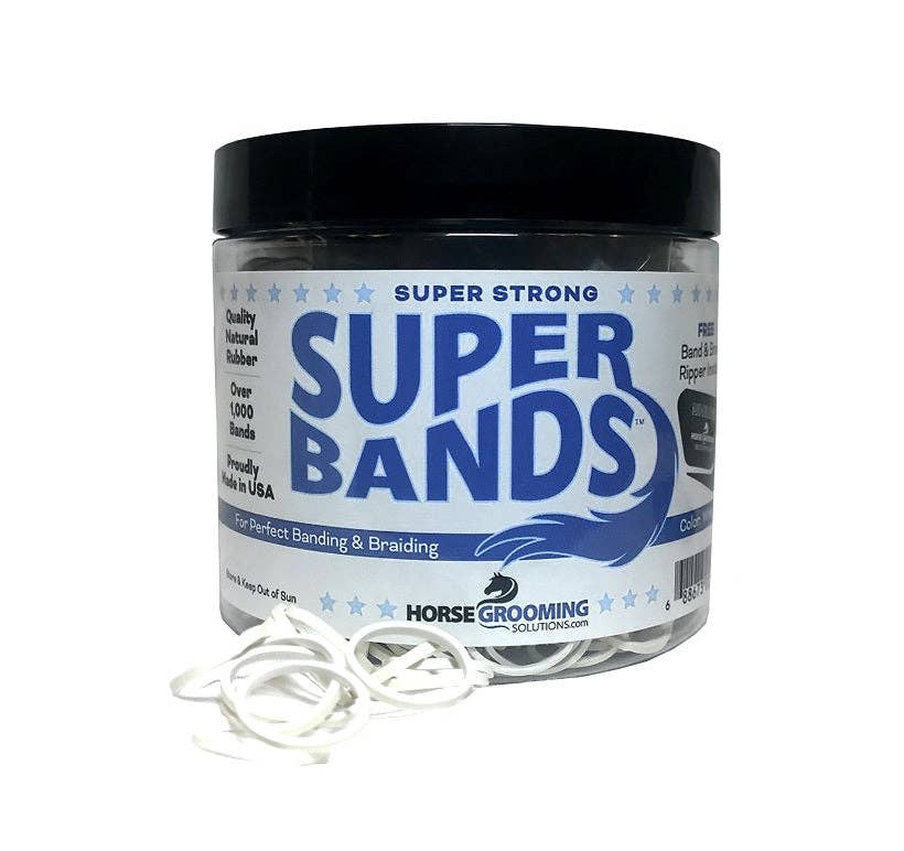 Super Bands Jar-White