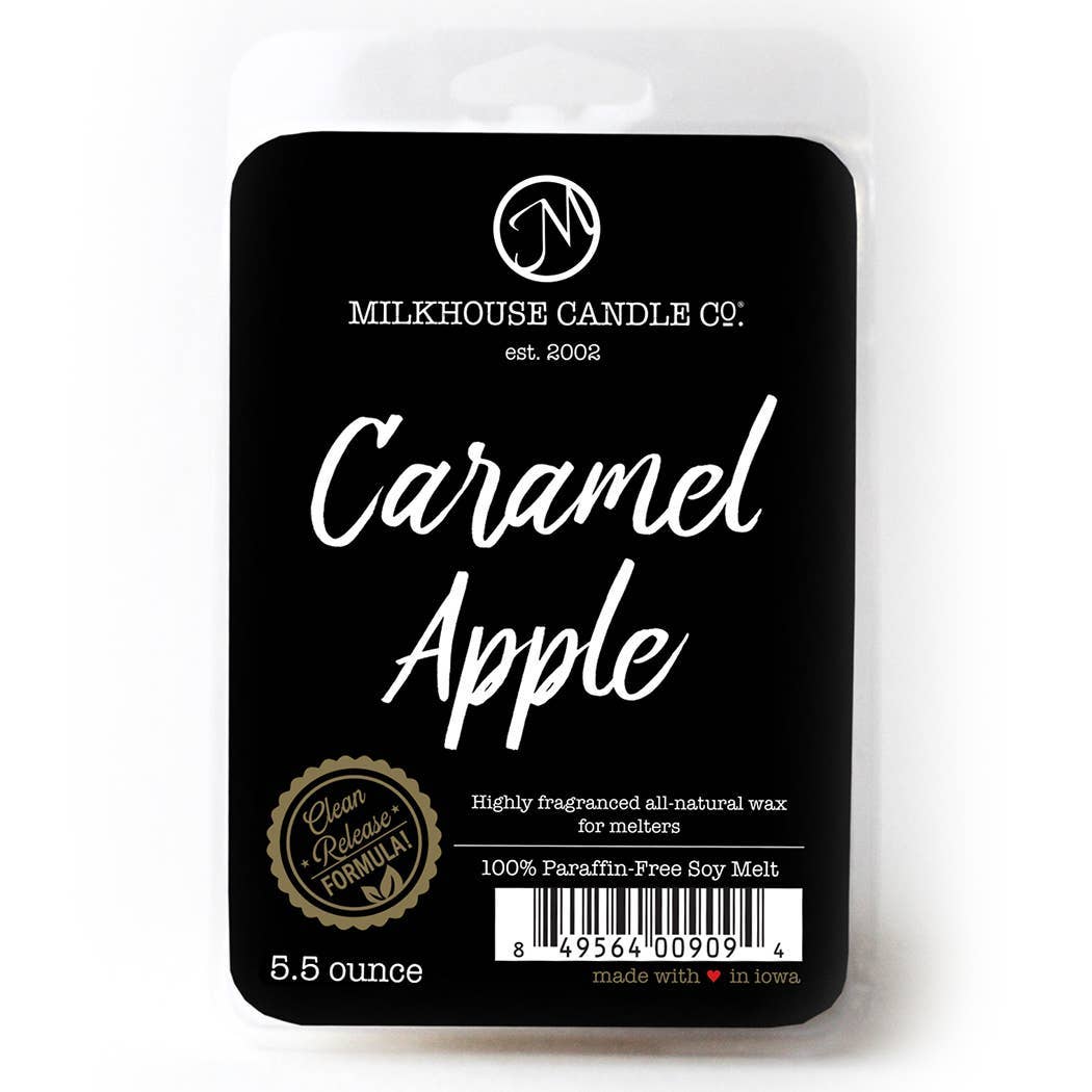 5 oz Scented Soy Wax Melts: Caramel Apple, by Milkhouse