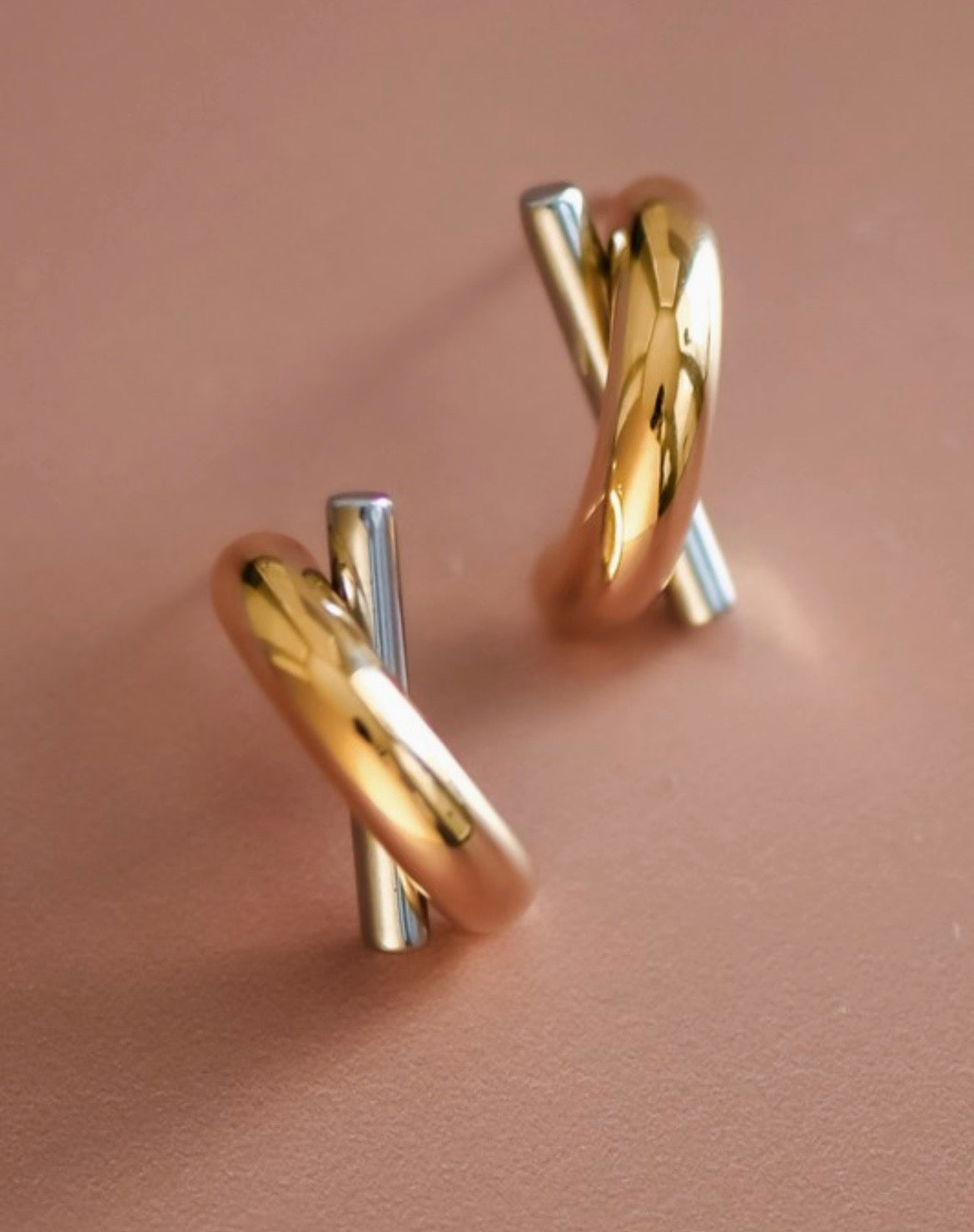 Mixed Metal Earrings