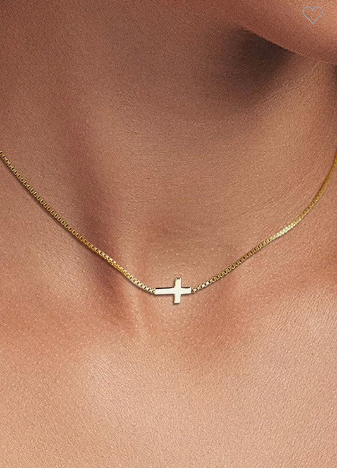 Gold Cross Necklace