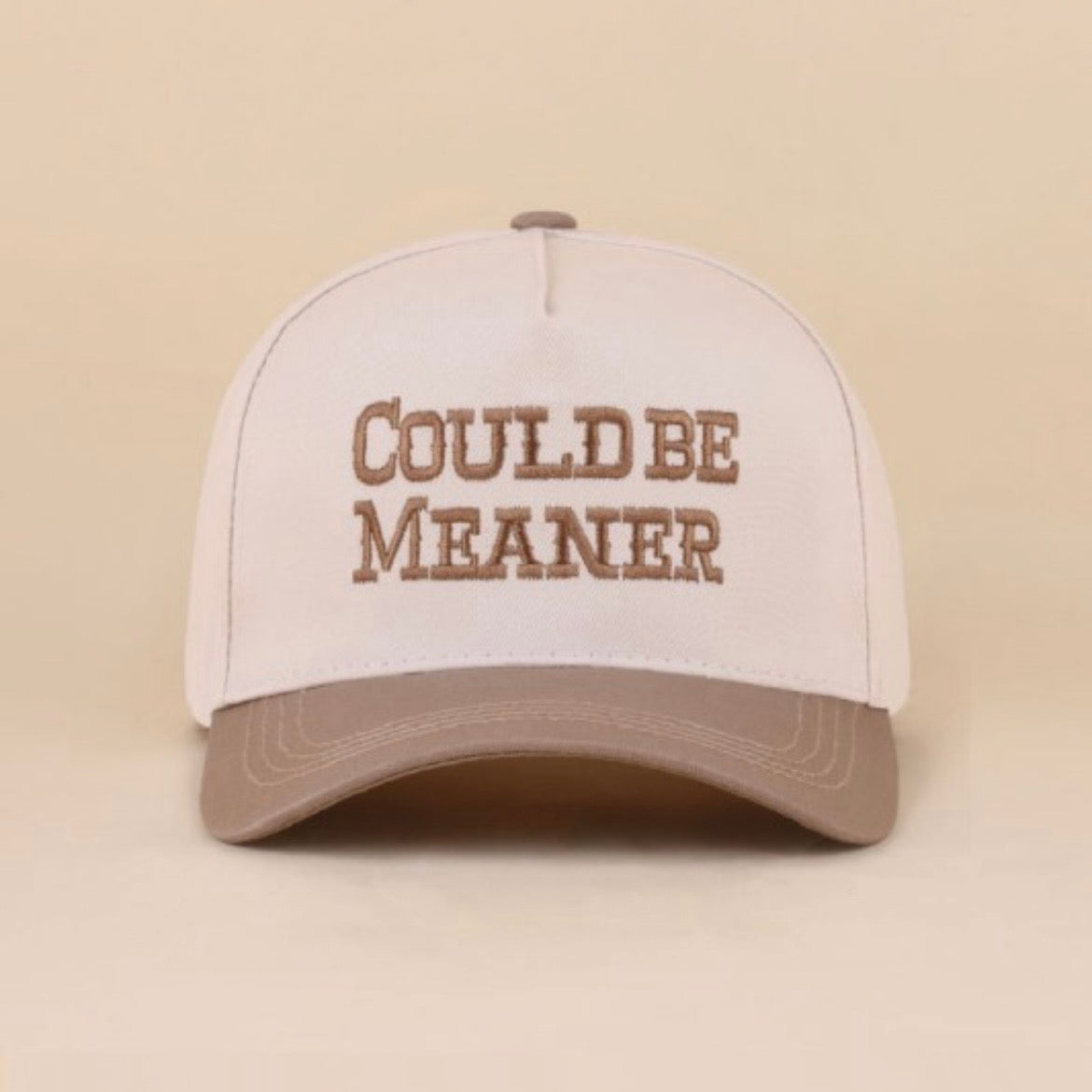 Could Be Meaner Embroidered Hat