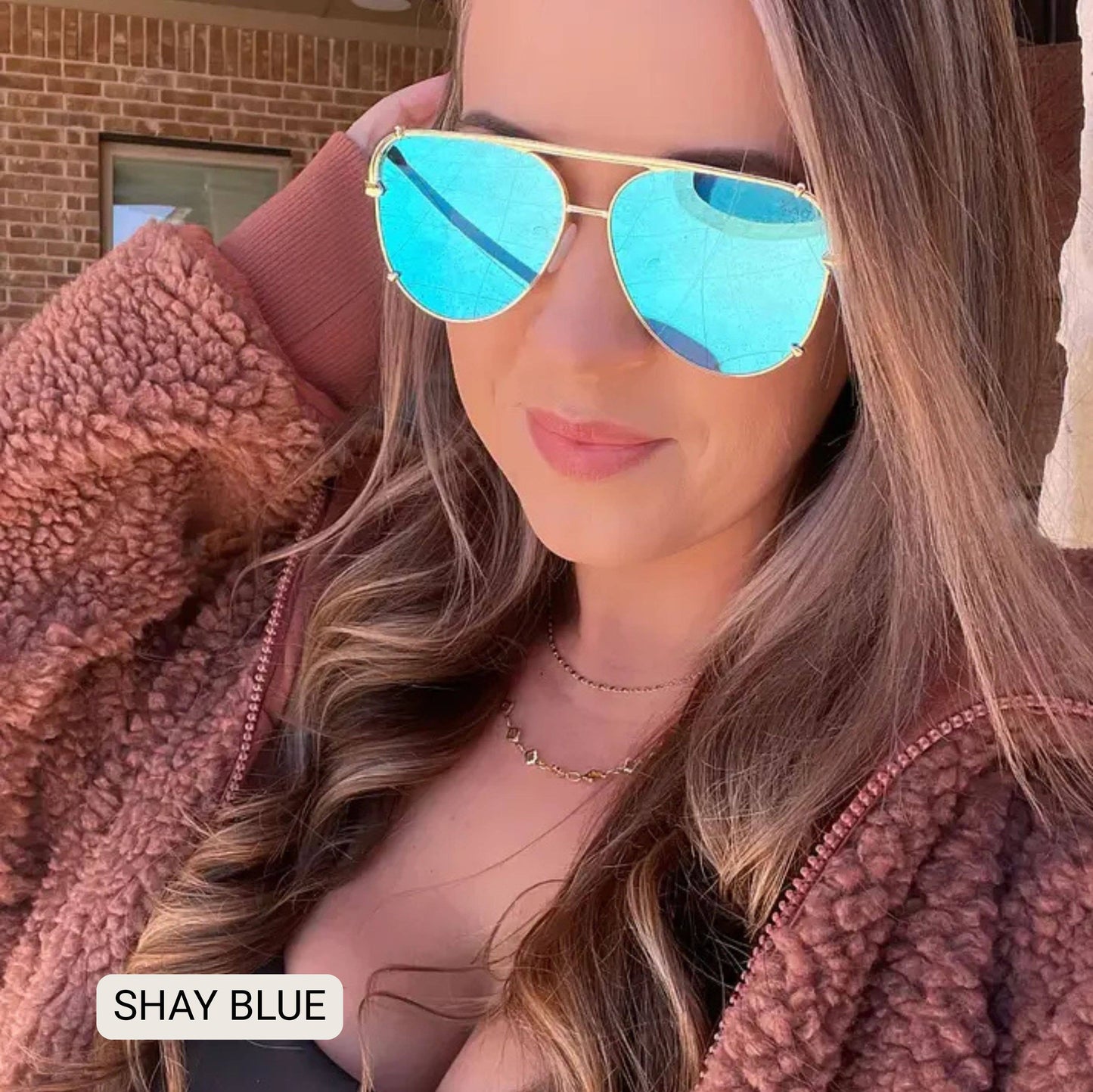 SHAY - Women's Polarized Large Hair Friendly Aviator