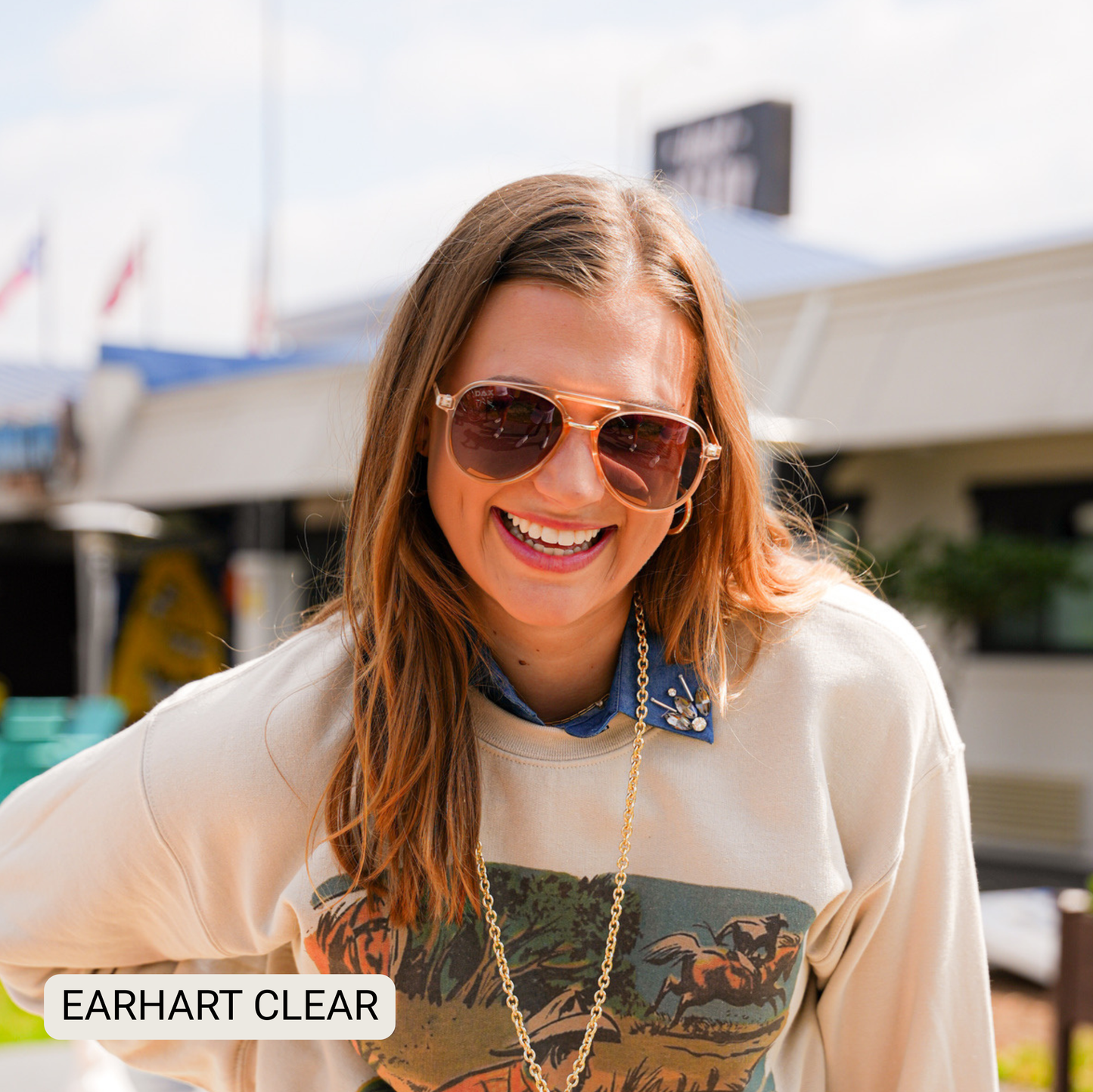 Earhart - Women’s Aviator Sunglasses–Polarized Everyday Chic