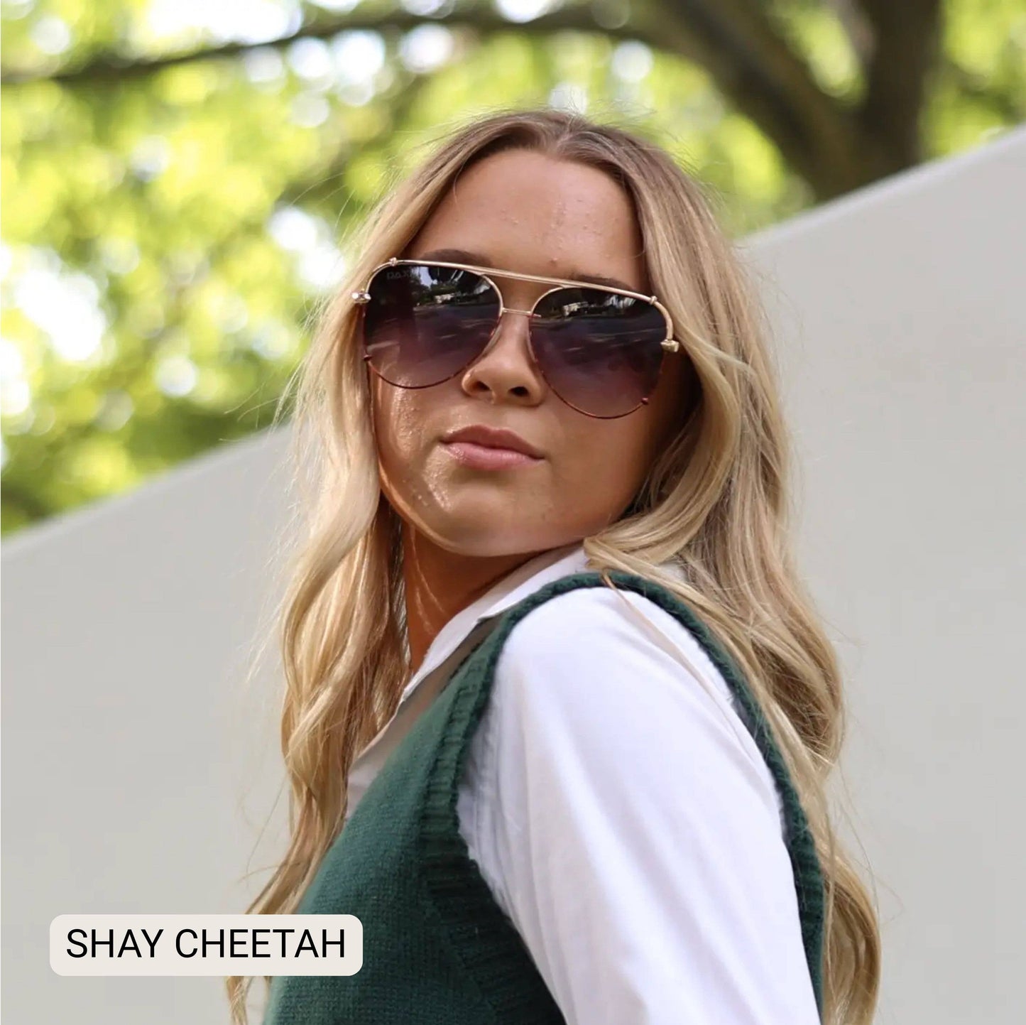 SHAY - Women's Polarized Large Hair Friendly Aviator