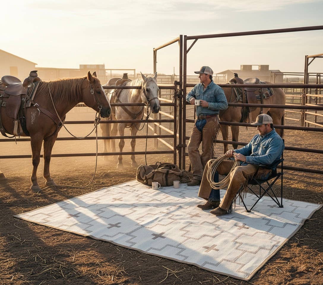 6X9 RANCH RUG - OUTDOOR MAT -