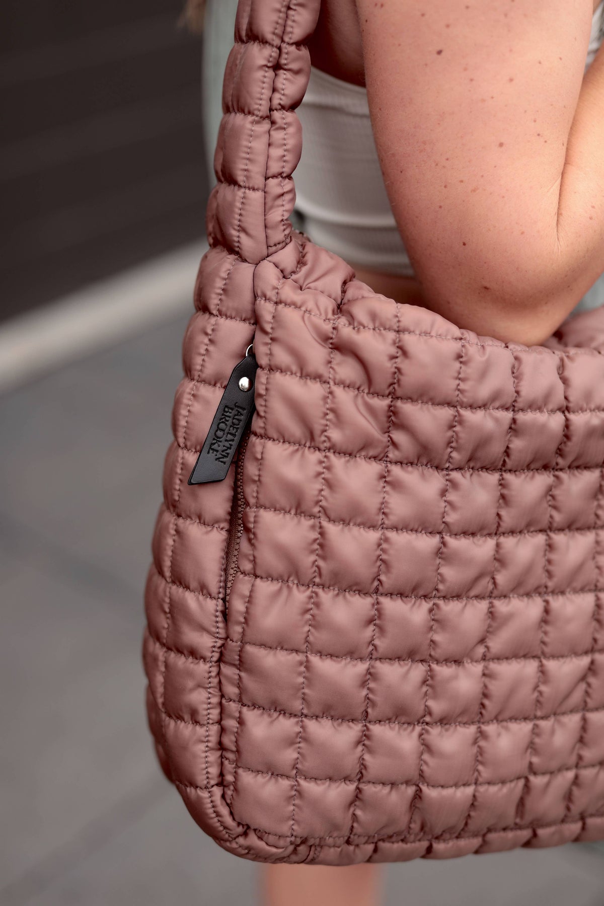 Tote Bag – On Cloud Nine Puffer Sling Purse - Espresso