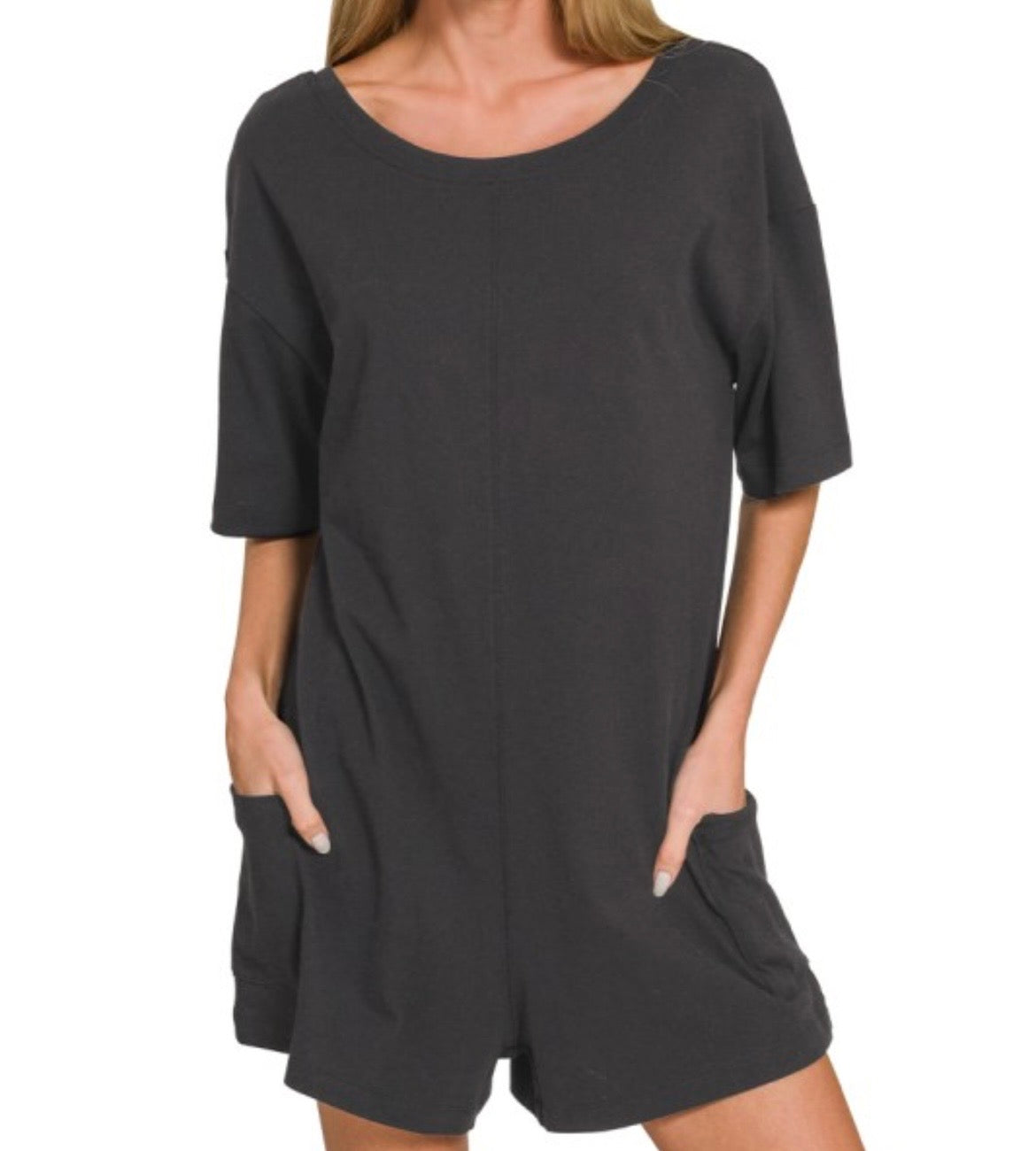 V Or Scoop Neck 2-way Romper