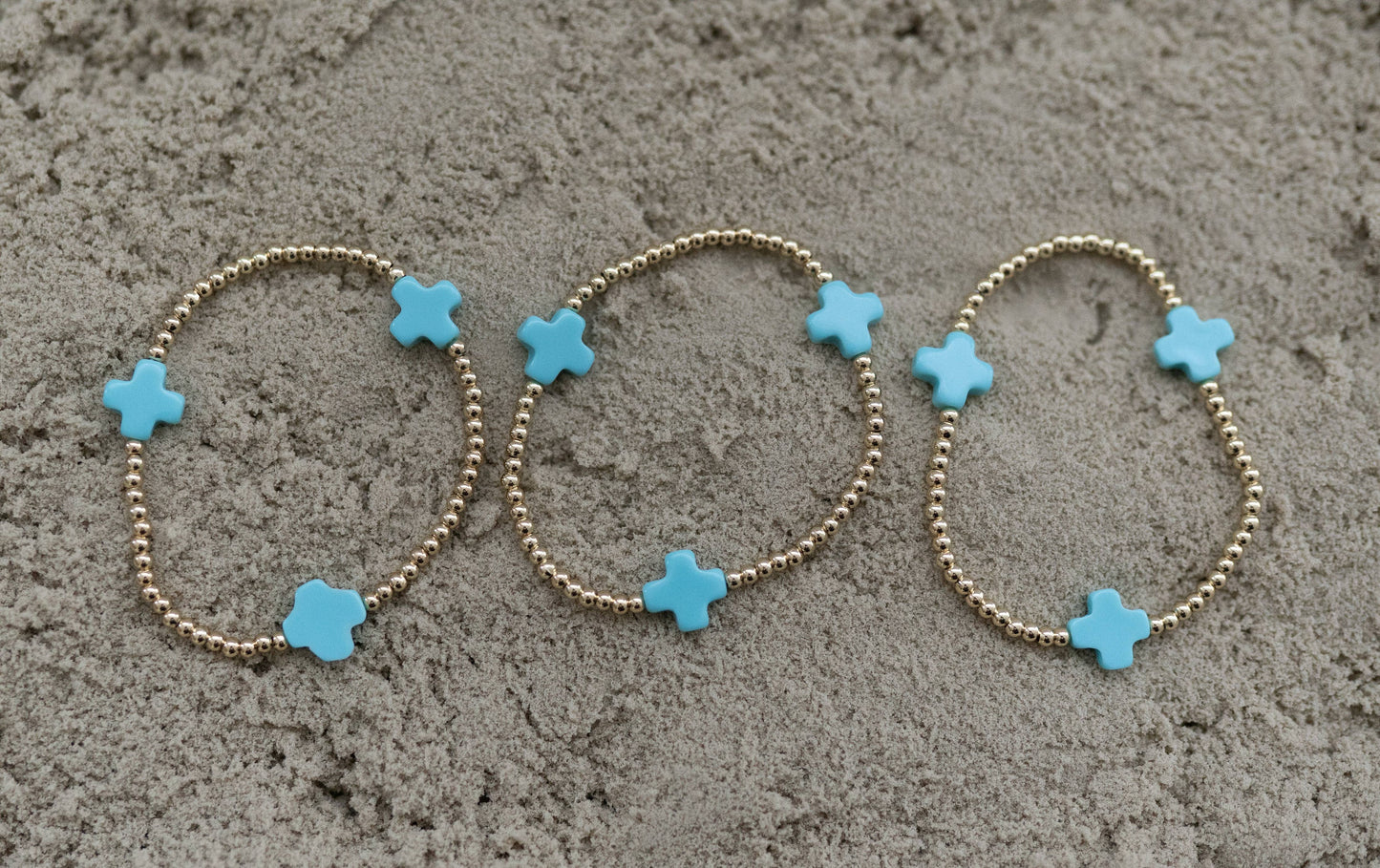 Coastal Cross Bracelet