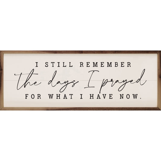 The Days I Prayed Script White