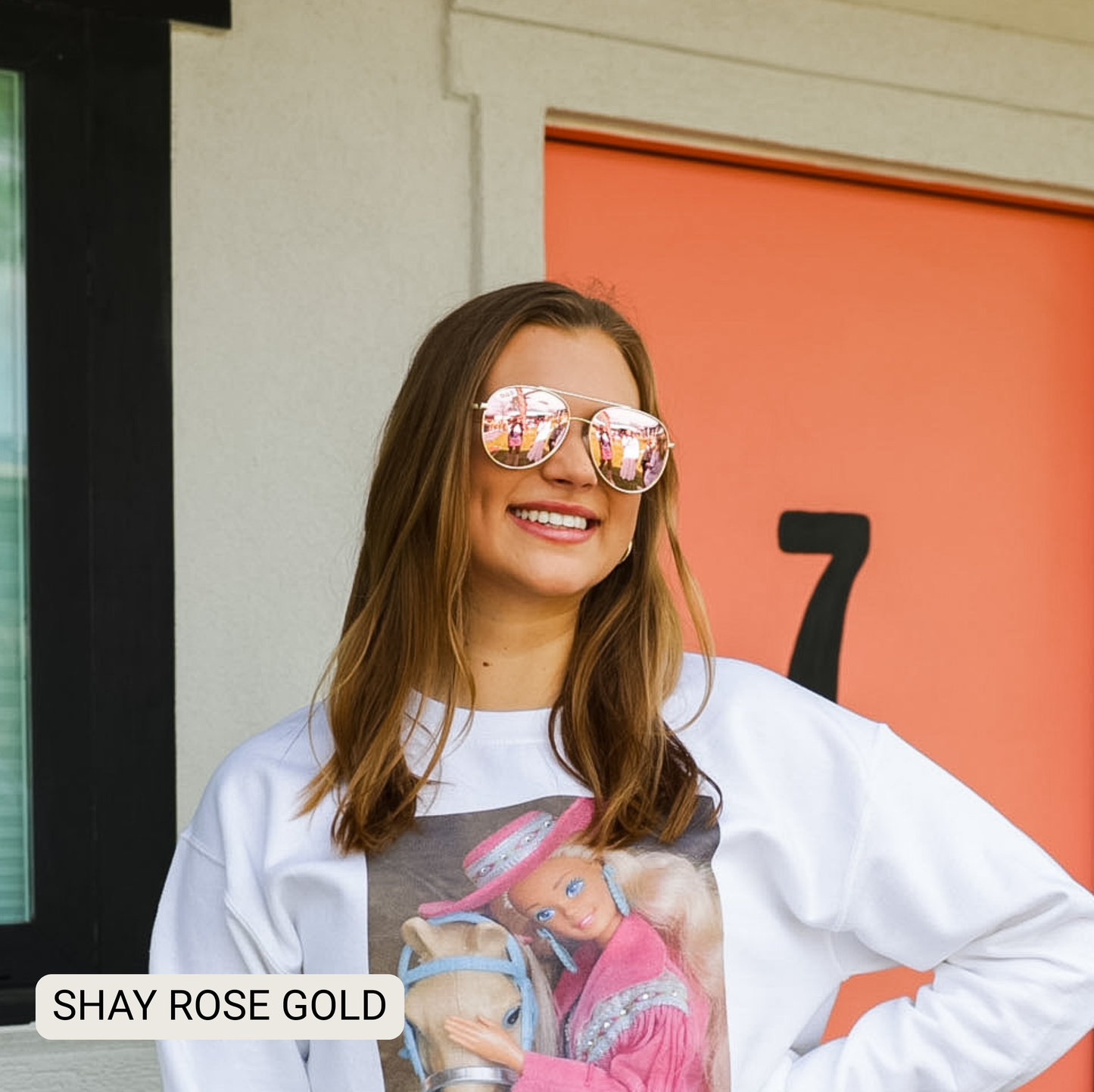 SHAY - Women's Polarized Large Hair Friendly Aviator